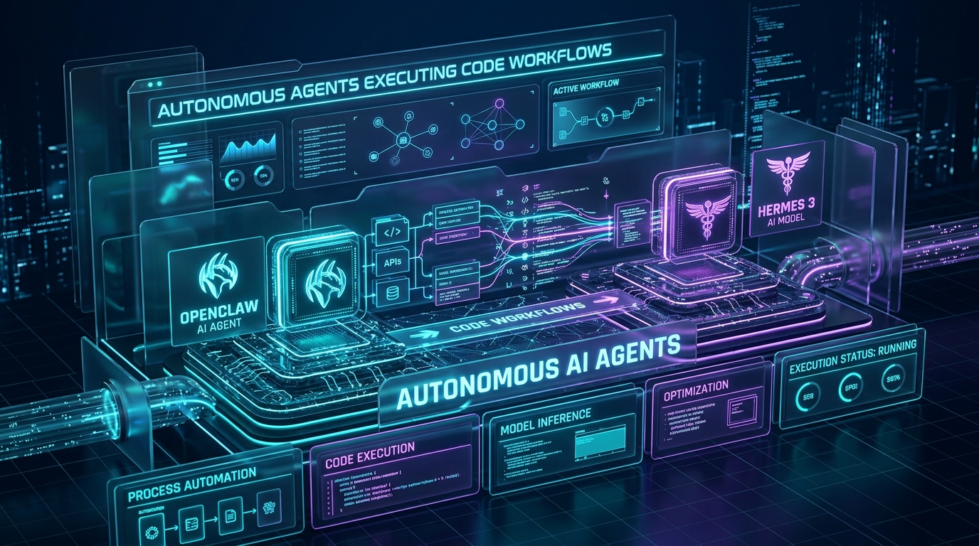 Agentes de IA Autónomos OpenClaw Hermes 3 — Ingruvo